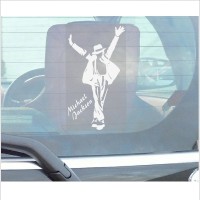 Michael Jackson Smooth Criminal Window Sticker-155mm Car,Van,Truck,Vehicle Self Adhesive Vinyl Sign-